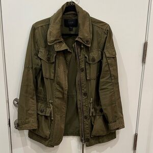 J. Crew Women's Utility Jacket in Olive Green